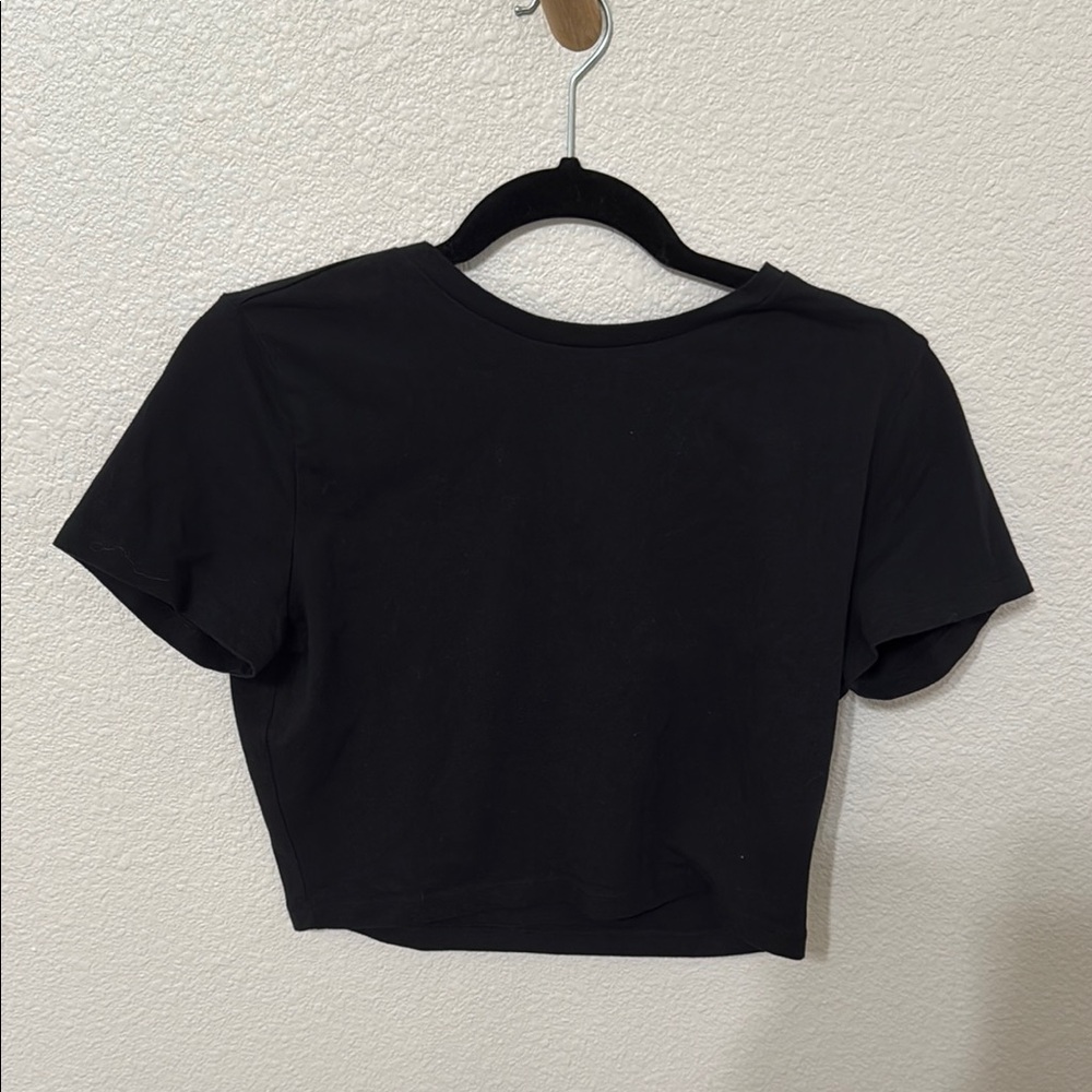 Wild fable black crop top
